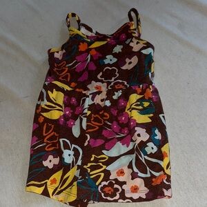 Kids Size 2T Carter's Multicolor Floral Romper.